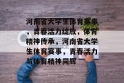 河南省大学生体育赛事，青春活力绽放，体育精神传承，河南省大学生体育赛事，青春活力与体育精神同辉