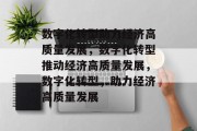 数字化转型助力经济高质量发展，数字化转型推动经济高质量发展，数字化转型，助力经济高质量发展