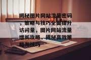 揭秘图片网站流量密码，策略与技巧全面提升访问量，图片网站流量增长攻略，揭秘高效策略与技巧