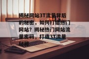 揭秘网站3T流量背后的秘密，如何打造热门网站？揭秘热门网站流量密码，打造3T流量秘籍