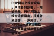 PHP网站上线全攻略，从准备到部署，一站式指导，PHP网站上线全流程指南，从筹备到部署，一步到位，PHP网站一站式上线指南，从筹备到部署的全面攻略