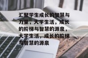 汇聚学生成长的智慧与力量，大学生活，成长的阶梯与智慧的源泉，大学生活，成长的阶梯与智慧的源泉