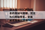 深入探讨B2C网站排名的奥秘与策略，优化B2C网站排名，全面解读策略与秘诀