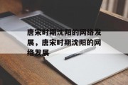 唐宋时期沈阳的网络发展，唐宋时期沈阳的网络发展