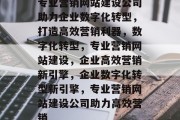 专业营销网站建设公司助力企业数字化转型，打造高效营销利器，数字化转型，专业营销网站建设，企业高效营销新引擎，企业数字化转型新引擎，专业营销网站建设公司助力高效营销