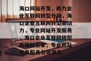 海口网站开发，助力企业互联网转型升级，海口企业互联网转型新动力，专业网站开发服务，海口企业互联网转型升级新引擎，专业网站开发服务引领潮流