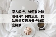 深入解析，如何有效监测和分析网站流量，网站流量监测与分析的深度解读
