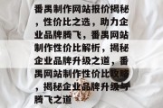 番禺制作网站报价揭秘，性价比之选，助力企业品牌腾飞，番禺网站制作性价比解析，揭秘企业品牌升级之道，番禺网站制作性价比攻略，揭秘企业品牌升级与腾飞之道