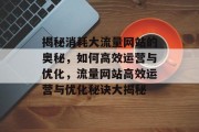 揭秘消耗大流量网站的奥秘，如何高效运营与优化，流量网站高效运营与优化秘诀大揭秘