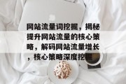 网站流量词挖掘，揭秘提升网站流量的核心策略，解码网站流量增长，核心策略深度挖掘