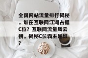 全国网站流量排行揭秘，谁在互联网江湖占据C位？互联网流量风云榜，揭秘C位霸主是谁？