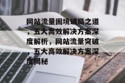 网站流量困境破局之道，五大高效解决方案深度解析，网站流量突破，五大高效解决方案深度揭秘
