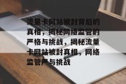 流量卡网站被封背后的真相，揭秘网络监管的严格与挑战，揭秘流量卡网站被封真相，网络监管严与挑战