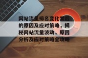 网站流量排名变化背后的原因及应对策略，揭秘网站流量波动，原因分析及应对策略全攻略