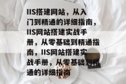 IIS搭建网站，从入门到精通的详细指南，IIS网站搭建实战手册，从零基础到精通指南，IIS网站搭建实战手册，从零基础到精通的详细指南