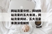 网站流量分析，揭秘网站流量的五大来源，网站流量揭秘，五大流量来源深度解析