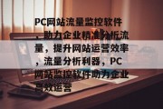 PC网站流量监控软件，助力企业精准分析流量，提升网站运营效率，流量分析利器，PC网站监控软件助力企业高效运营
