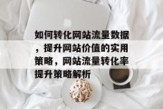 如何转化网站流量数据，提升网站价值的实用策略，网站流量转化率提升策略解析