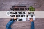360搜索流量下滑，网站如何应对？应对360搜索流量下滑，网站策略指南