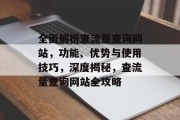 全面解析查流量查询网站，功能、优势与使用技巧，深度揭秘，查流量查询网站全攻略