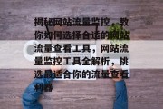 揭秘网站流量监控，教你如何选择合适的网站流量查看工具，网站流量监控工具全解析，挑选最适合你的流量查看利器