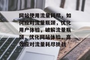 网站使用流量耗尽，如何应对流量瓶颈，优化用户体验，破解流量瓶颈，优化网站体验，高效应对流量耗尽挑战