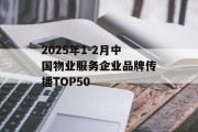2025年1-2月中国物业服务企业品牌传播TOP50