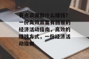 有点资源做什么赚钱?一份高效且富有回报的经济活动指南,高效的赚钱方式,一份经济活动指南 有点资源做什么赚钱?一份高效且富有回报的经济活动指南,高效的赚钱方式,一份经济活动指南