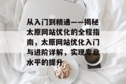 从入门到精通——揭秘太原网站优化的全程指南，太原网站优化入门与进阶详解，实现专业水平的提升
