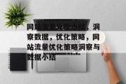 网站流量分析小结，洞察数据，优化策略，网站流量优化策略洞察与数据小结