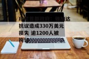 印尼首都政府：雅加达抗议造成330万美元损失 逾1200人被拘留