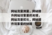 网站流量测量，揭秘提升网站访客量的关键，网站流量优化，揭秘提升访客量的秘籍