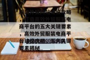 服装外贸网站建设攻略,打造高效外贸服装电商平台的五大关键要素,高效外贸服装电商平台建设攻略,五大关键要素揭秘 服装外贸网站建设攻略,打造高效外贸服装电商平台的五大关键要素,高效外贸服装电商平台建设攻略,五大关键要素揭秘
