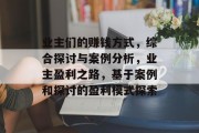 业主们的赚钱方式,综合探讨与案例分析,业主盈利之路,基于案例和探讨的盈利模式探索 业主们的赚钱方式,综合探讨与案例分析,业主盈利之路,基于案例和探讨的盈利模式探索