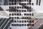 揭秘SEO网站排名优化公司，如何助您在互联网浪潮中脱颖而出，SEO优化公司助力企业乘风破浪，揭秘排名提升之道，SEO优化公司助力企业乘风破浪，揭秘网站排名提升秘诀