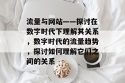 流量与网站——探讨在数字时代下理解其关系,数字时代的流量趋势,探讨如何理解它们之间的关系 流量与网站——探讨在数字时代下理解其关系,数字时代的流量趋势,探讨如何理解它们之间的关系