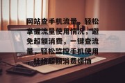 网站查手机流量，轻松掌握流量使用情况，避免超额消费，一键查流量，轻松监控手机使用，杜绝超额消费烦恼