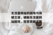 无流量网站的困境与突破之道，破解无流量网站困境，探索突破之道