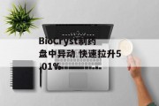 BioCryst制药盘中异动 快速拉升5.01% BioCryst制药盘中异动 快速拉升5.01%