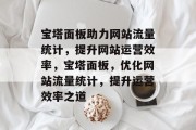 宝塔面板助力网站流量统计，提升网站运营效率，宝塔面板，优化网站流量统计，提升运营效率之道