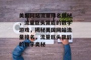 美国网站流量排名揭秘，流量巨头背后的数字游戏，揭秘美国网站流量排名，流量巨头背后的数字奥秘