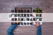 抖音流量之谜，停止推广后的流量走向，抖音流量之谜，停止推广后的流量走向分析