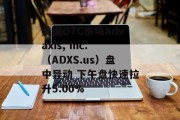 美国OTC市场Advaxis, Inc.(ADXS.us)盘中异动 下午盘快速拉升5.00% 美国OTC市场Advaxis, Inc.(ADXS.us)盘中异动 下午盘快速拉升5.00%
