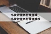 小伙做什么行业赚钱_小伙做什么行业赚钱快 小伙做什么行业赚钱_小伙做什么行业赚钱快