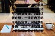 网站焕新升级，轻松添加留言板功能，让互动与沟通更便捷，网站焕新升级，一键开启互动沟通新篇章，网站焕新升级，互动沟通新篇章，轻松添加留言板功能