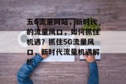五G流量网站，新时代的流量风口，如何抓住机遇？抓住5G流量风口，新时代流量机遇解析