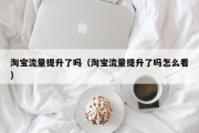 淘宝流量提升了吗（淘宝流量提升了吗怎么看）