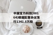 中国宝力科技(00164)根据配售协议发行1341.8万股 中国宝力科技(00164)根据配售协议发行1341.8万股