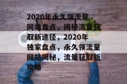 2020年永久领流量网站盘点，揭秘流量获取新途径，2020年独家盘点，永久领流量网站揭秘，流量获取新攻略