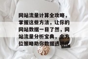 网站流量计算全攻略，掌握这些方法，让你的网站数据一目了然，网站流量分析宝典，全方位策略助你数据透明化